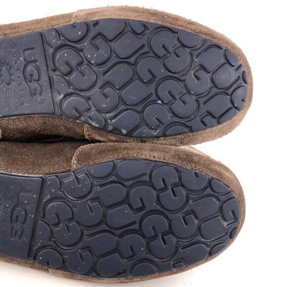 UGG Chester Brown Suede Winter Moccasin Slippers 11 - Picture 14 of 14